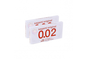 Bao Cao Su Sagami 0,02 - Siêu Mỏng 0.02mm(hộp 2 cái)