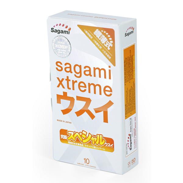 Bao Cao Su  Siêu Mỏng Sagami Xtreme Superthin (hộp 12 bao)